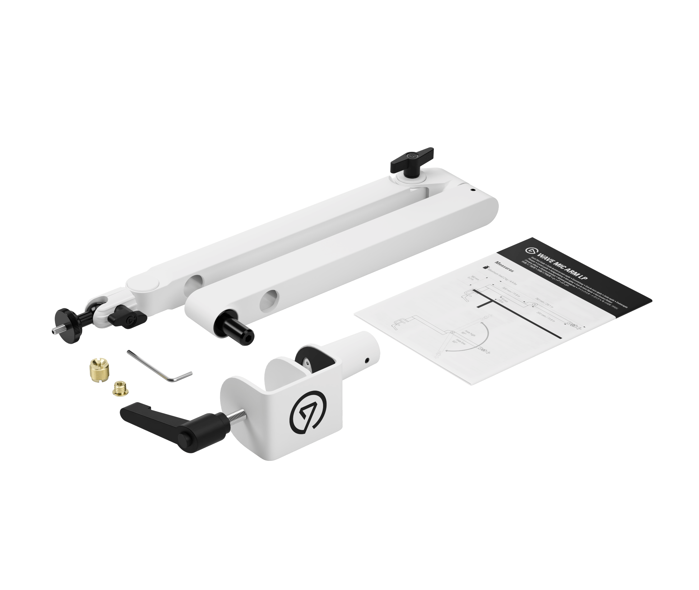 Wave Mic Arm LP - White | Elgato Wave Mic Arm LP - White | Elgato